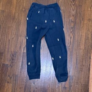 PoNavy Kids Bottoms with Embroidered Accents